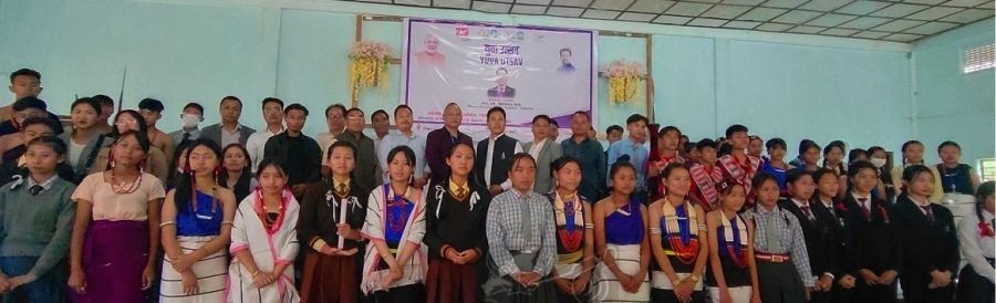 Participants during the Yuva Utsav event held at town hall, Tseminyu on May 22. (DIPR Photo)